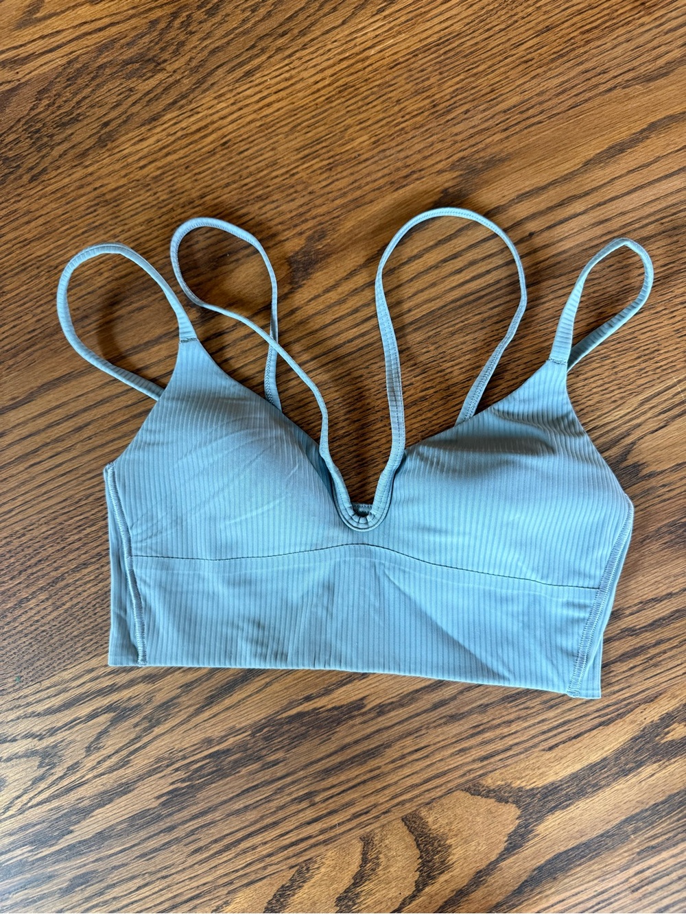 Lululemon Like A Cloud Strappy Ribbed Longline Bra